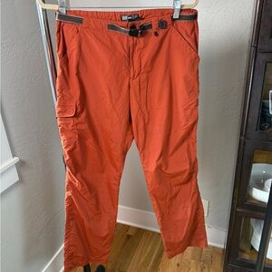 REI Women’s Orange Nylon Outdoor Hiking Pants – Size 8